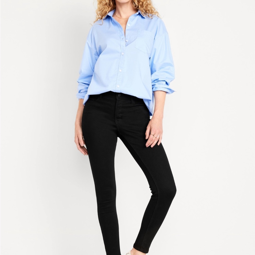 Women's Black rockstar super Skinny high rise Jeans